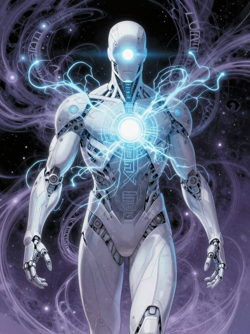 Comic Book Cover Art: The Nexus in Cosmic Void