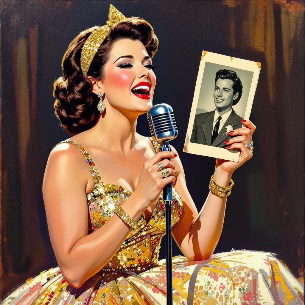 Patsy Cline Sings on Grand Ole Opry Stage