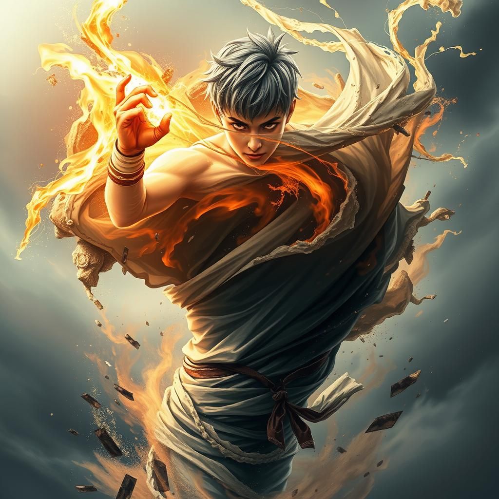 Airbender's Tornado: A Digital Masterpiece