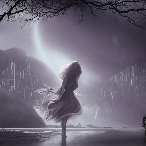 Fantastical Matte Painting with Intricate Details