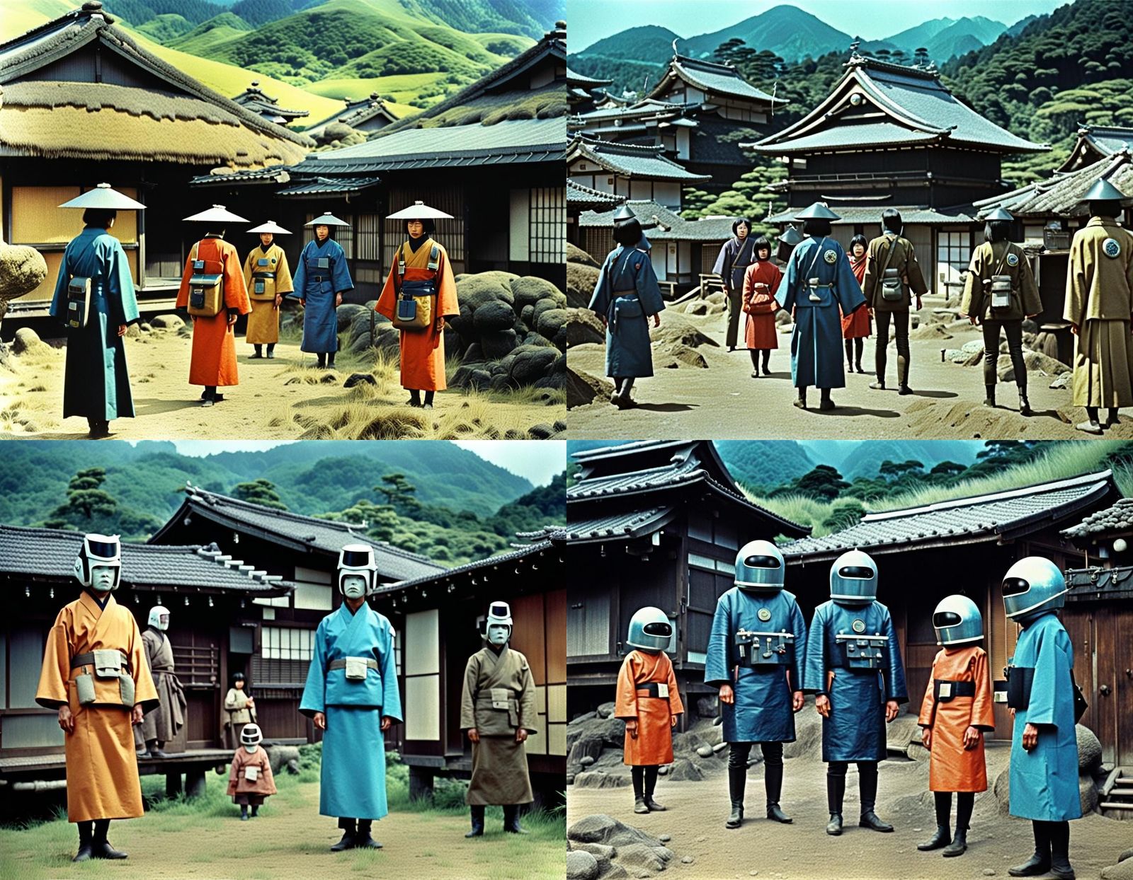 Sci-Fi Bizarre Visitors Invade 1970s Japanese Village