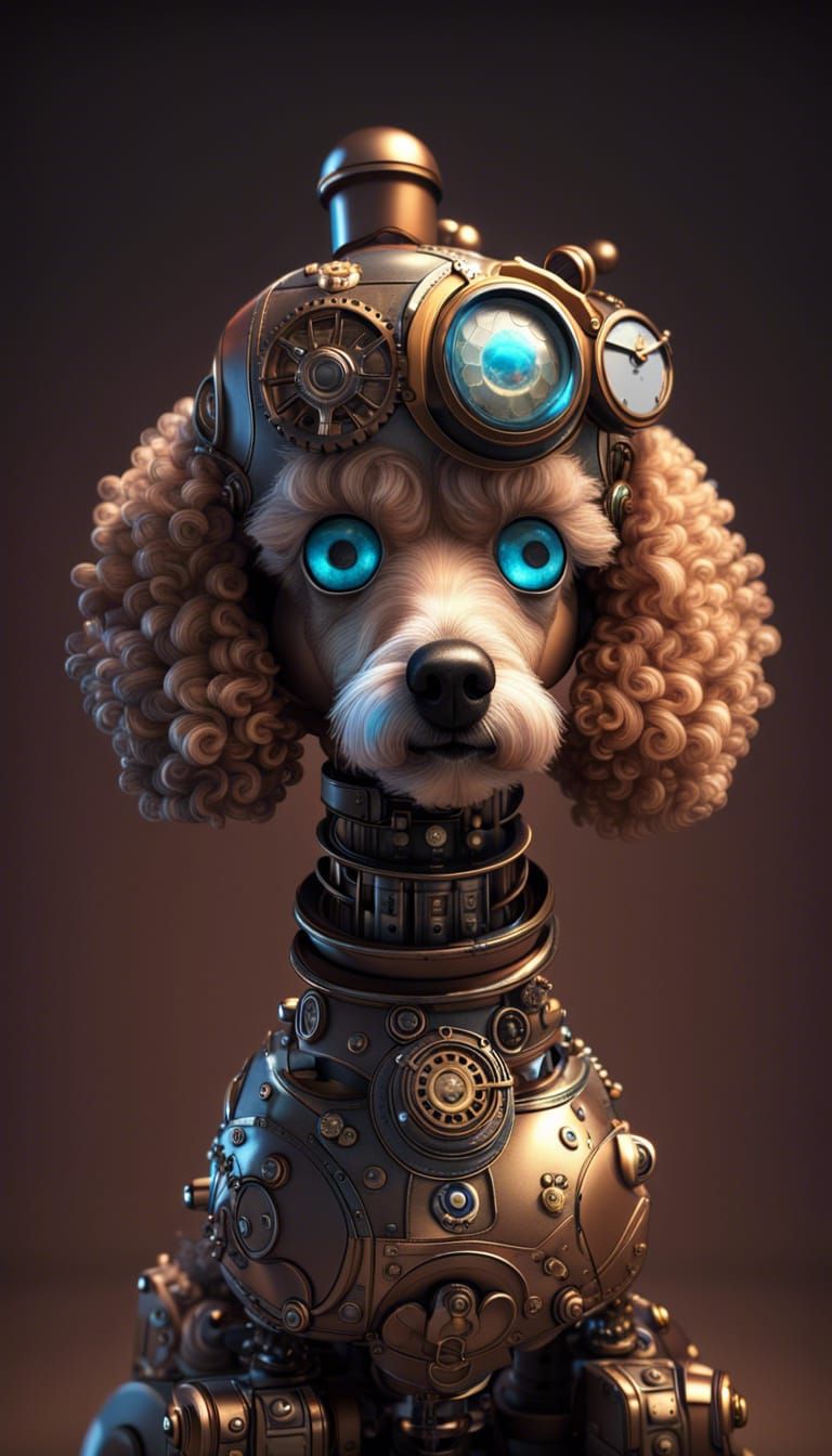 Steampunk Poodle 2