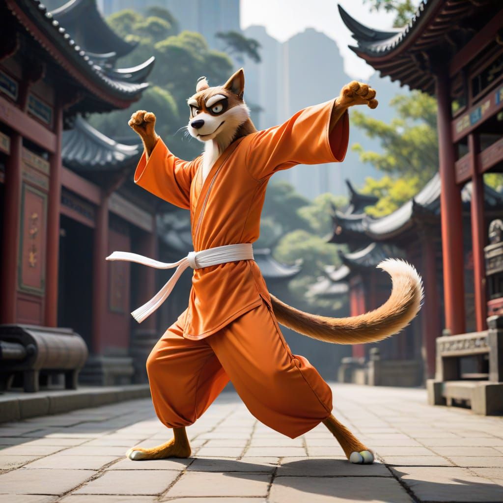 Hong Kong Phooey Kung Fu Kick, Professional Drawing