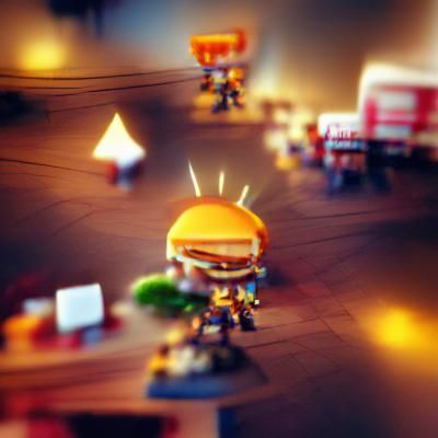 Cheeseburger and Fonzy in Love: Concept Art