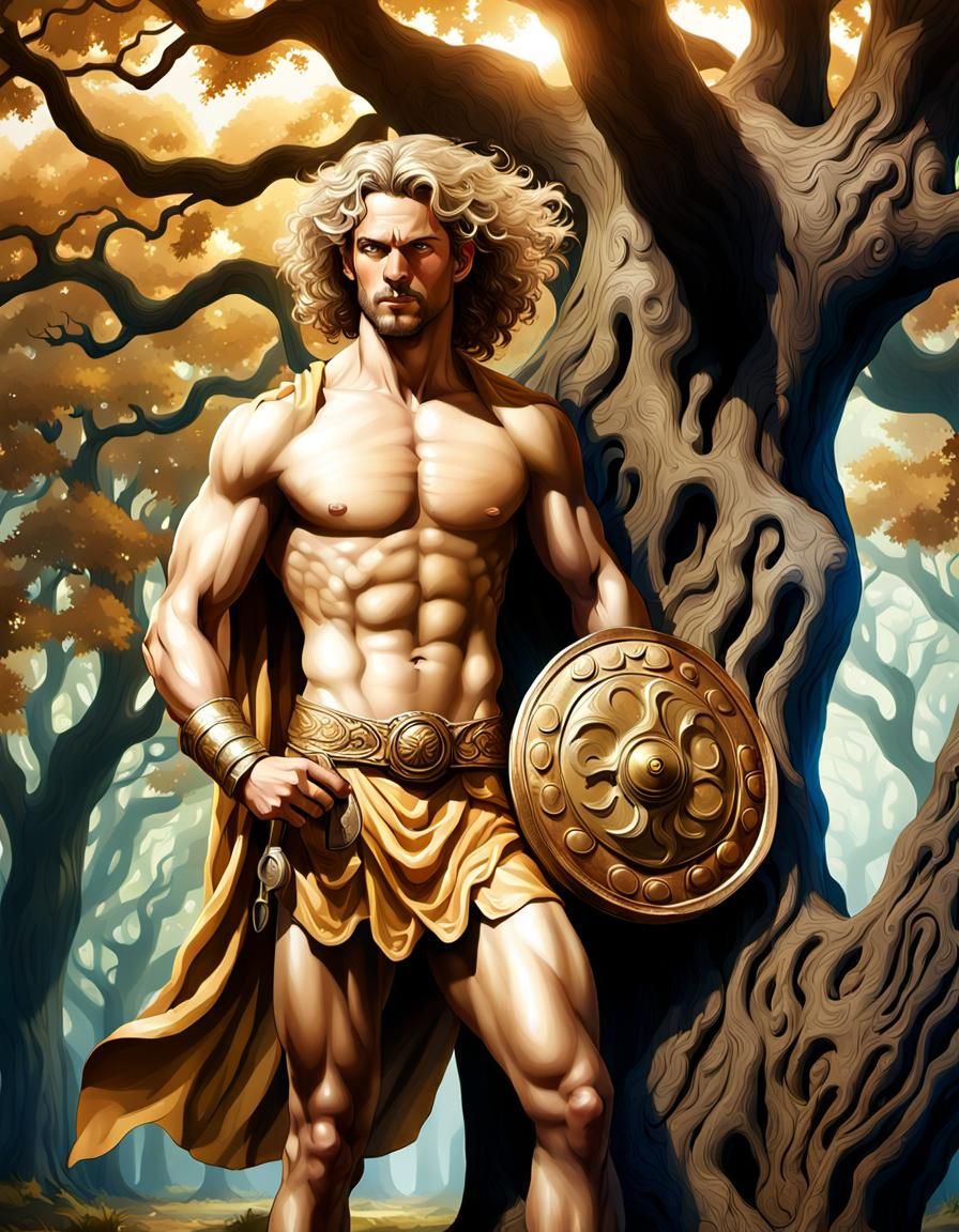 Jason and the Golden Fleece: Heroic Digital Art