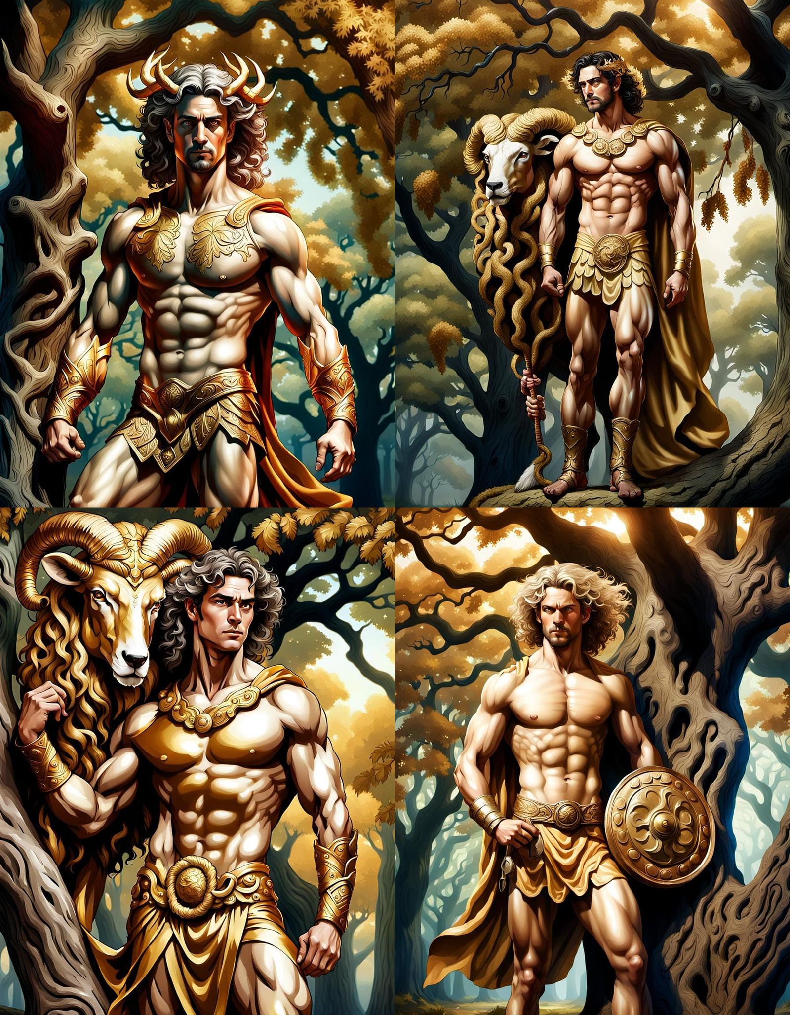 Jason with Golden Fleece: Hyperrealistic Movie Still