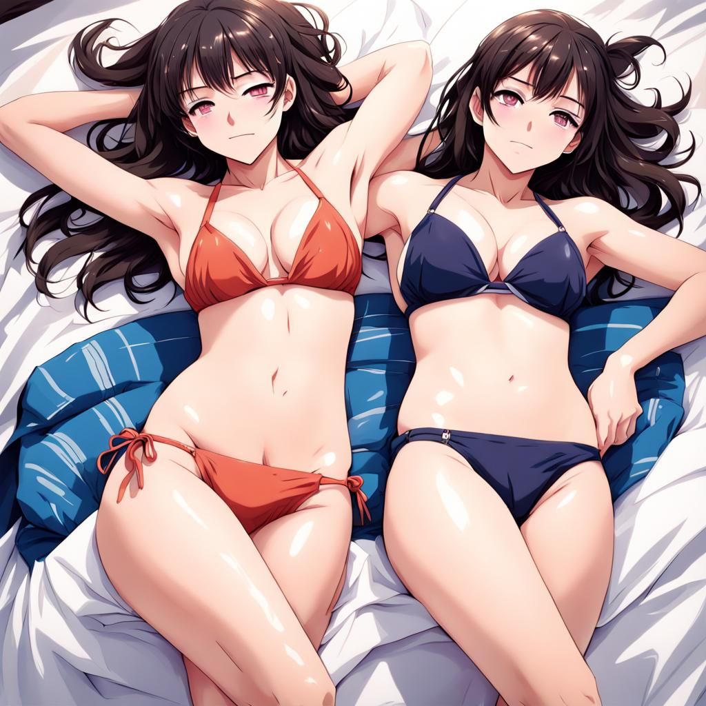 Anime Style Girls in Bikinis