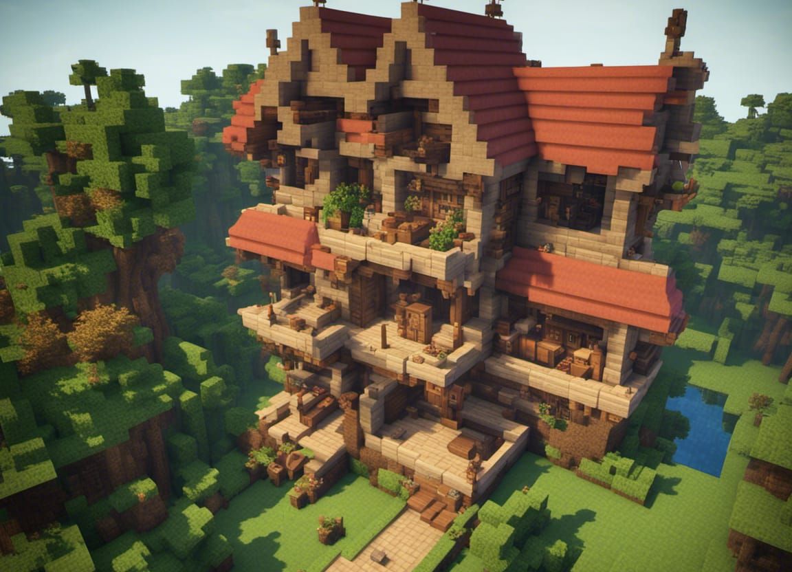 Enchanting Fairy Minecraft House with Elephant Bedrooms