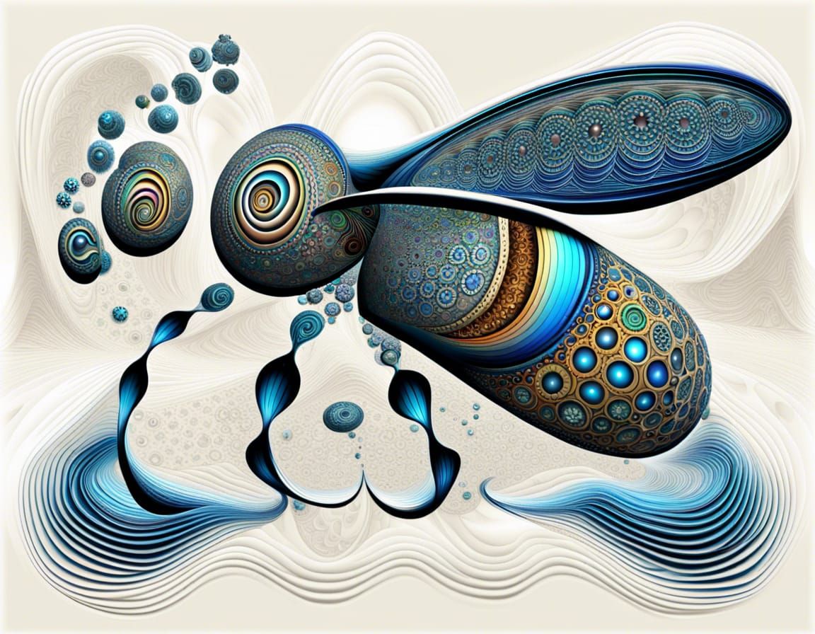 Fractal Conception: Quantum Zentangle in 3D