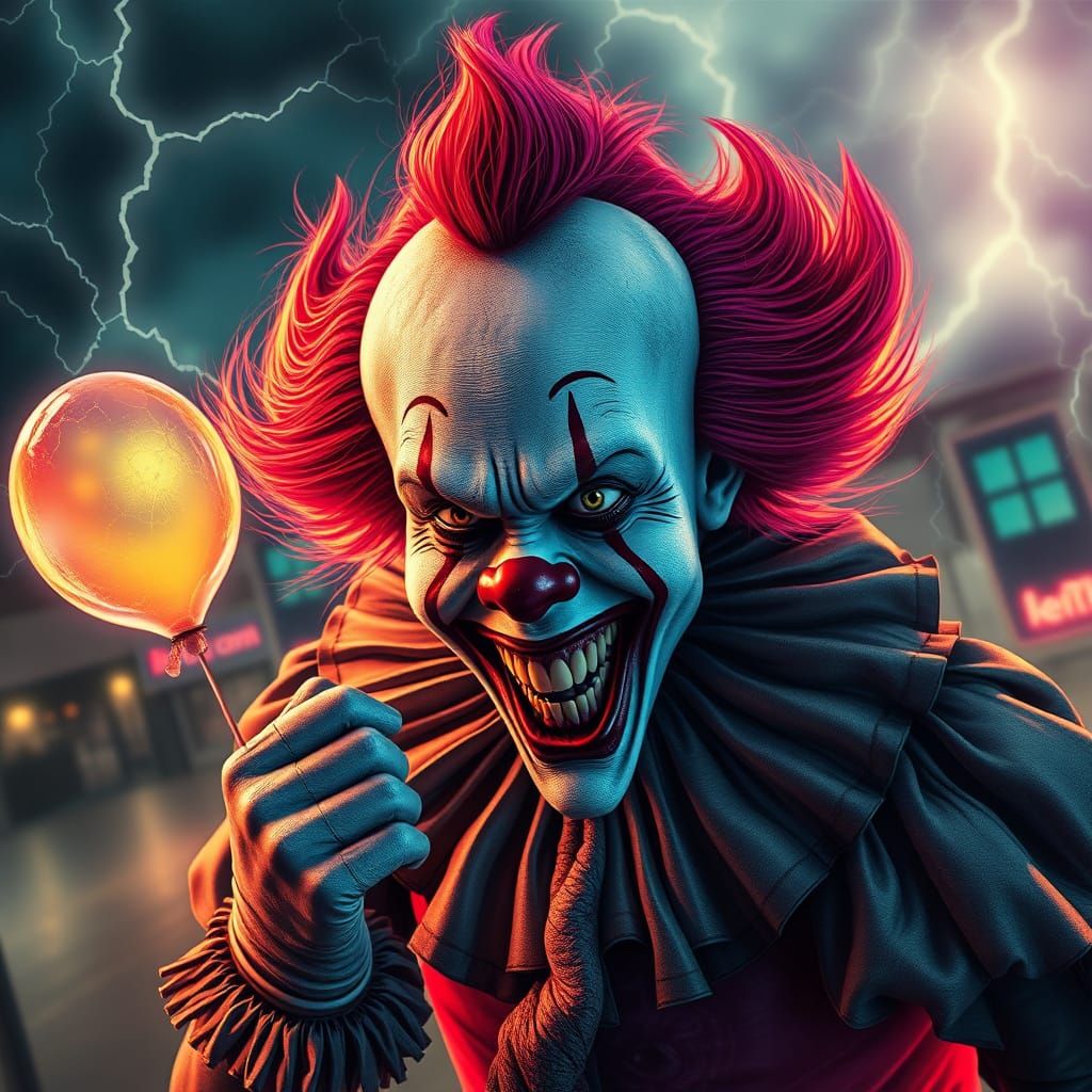 Surreal Fantasy of Grotesque Horror in Neon-Lit Atlanta