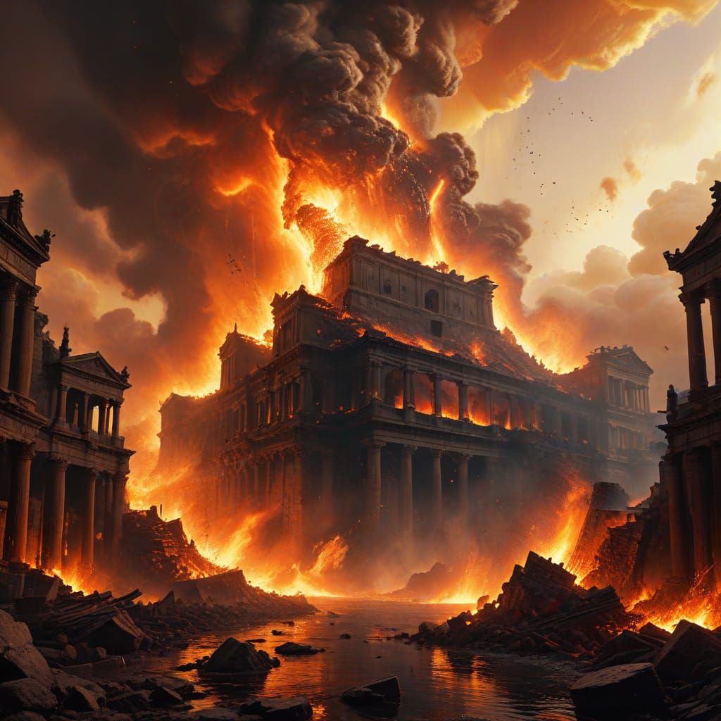 Apocalyptic Fire Wave Consumes Ancient City