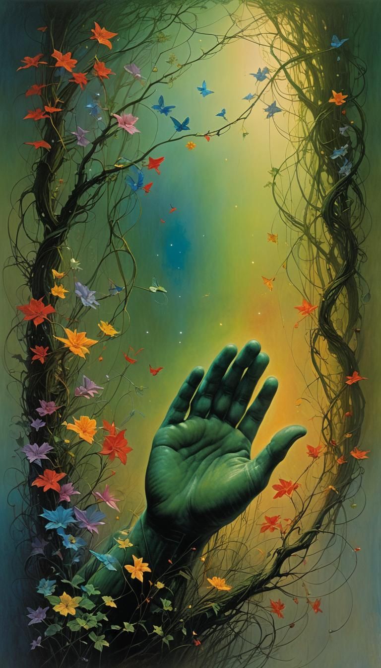 Hand of Fate Writes in Mystic Symbols