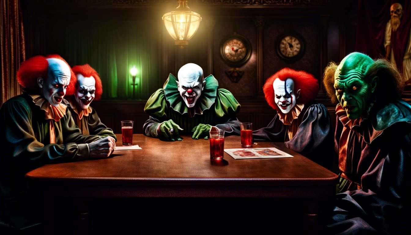 Pennywise, Nosferatu, and Cthulhu at Dinner