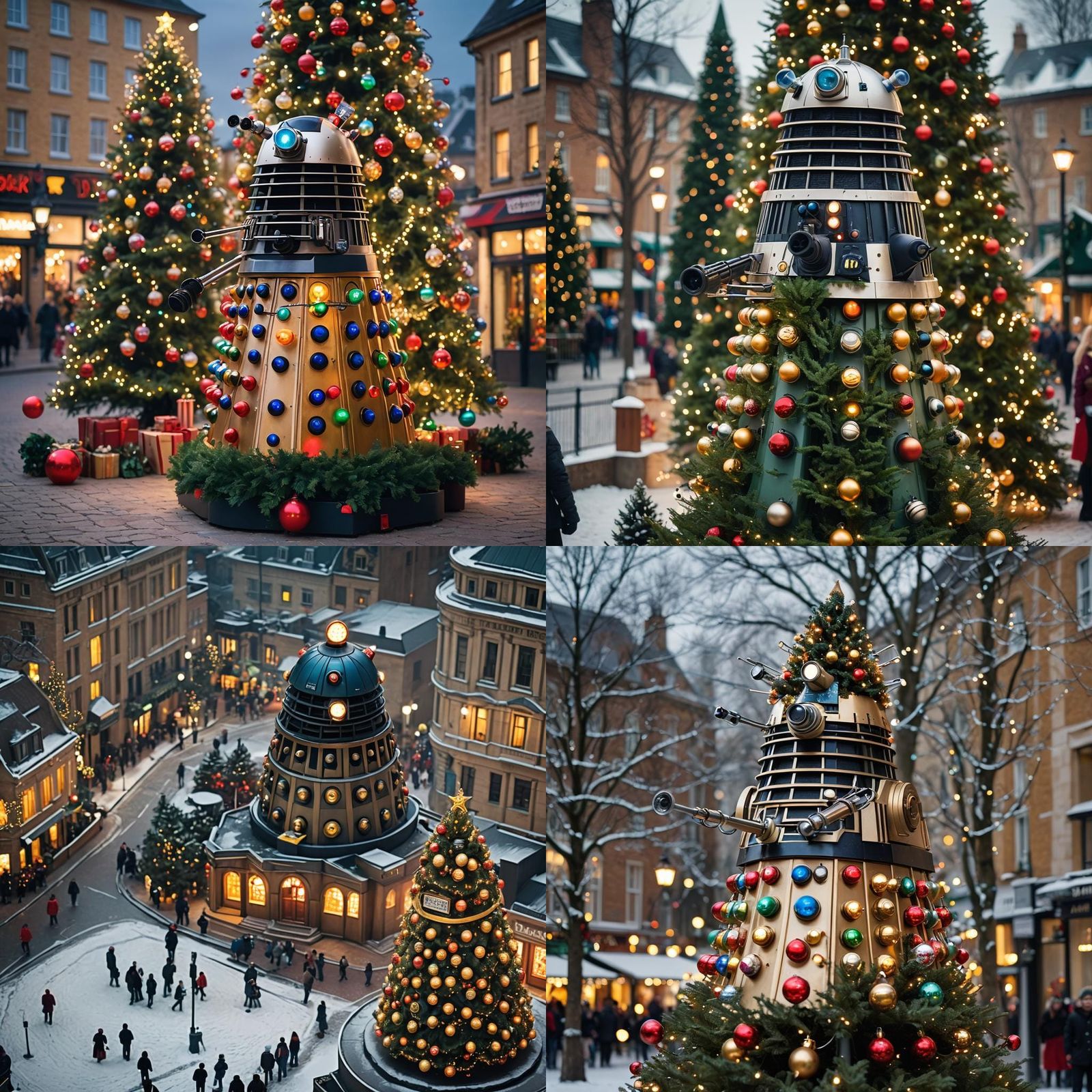 Dalek Christmas Tree: Sharp Focus Professional Photography