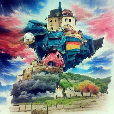 Howl's Moving Castle Illustration