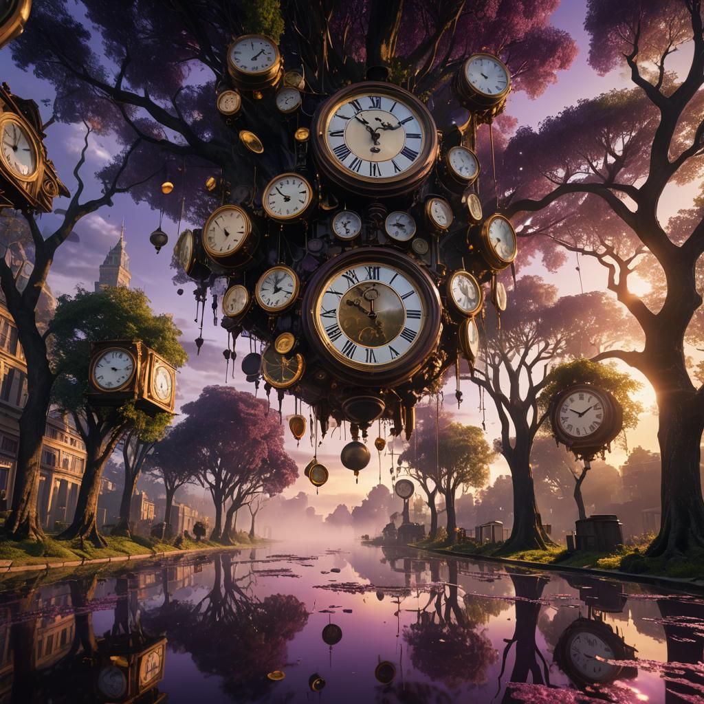 Surreal Floating Cities in Cinematic Digital Painting