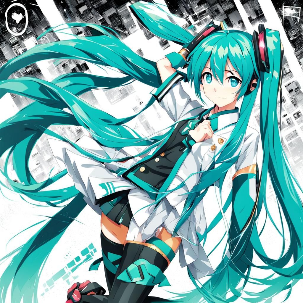 Hatsune Miku Anime Key Visual