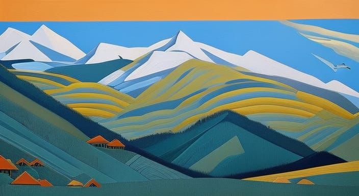 Mountainuous landscape