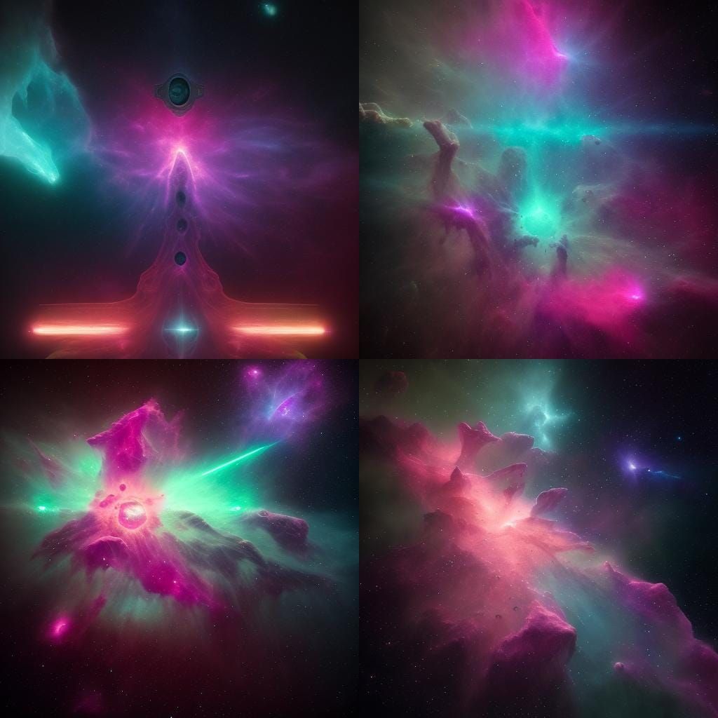 Neon Nebula: Lost Voyage in Deep Space