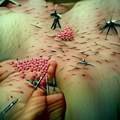 Abstract Visualization of a Pin-Prick Sensation