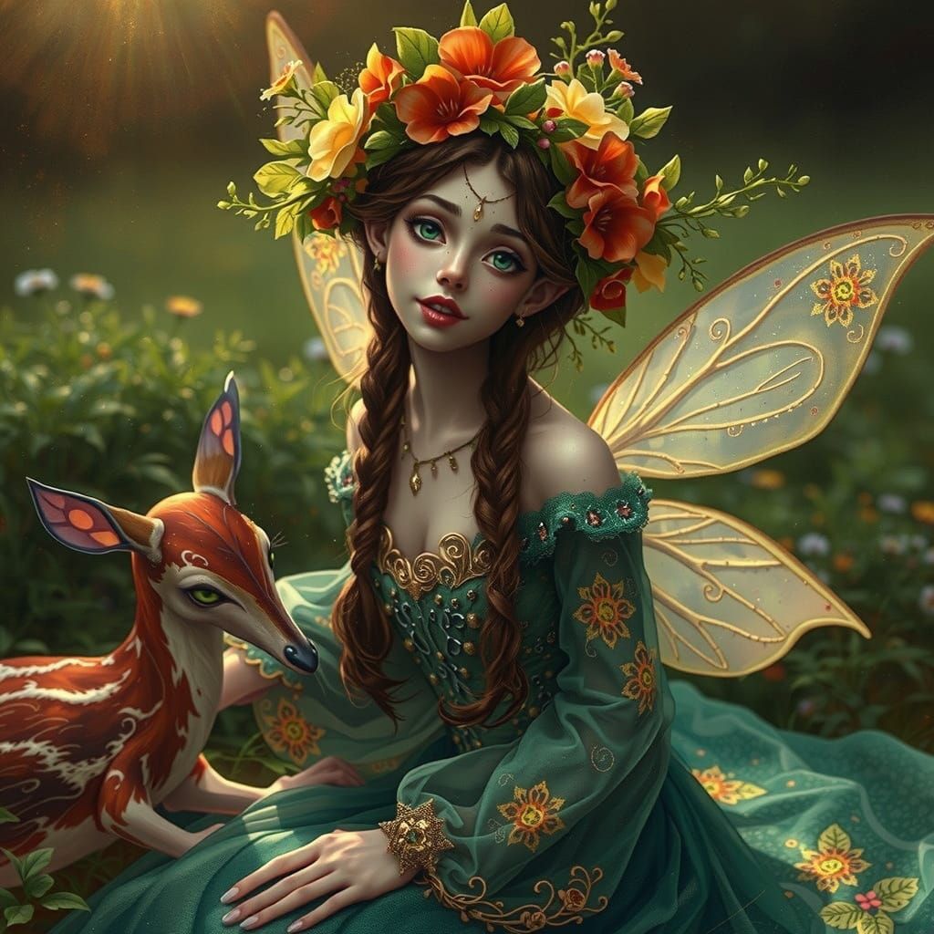 A delicate forest fairy 3