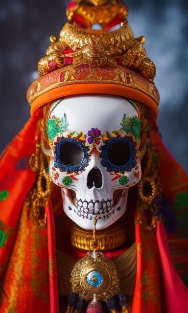 Crowned Sugar Skull