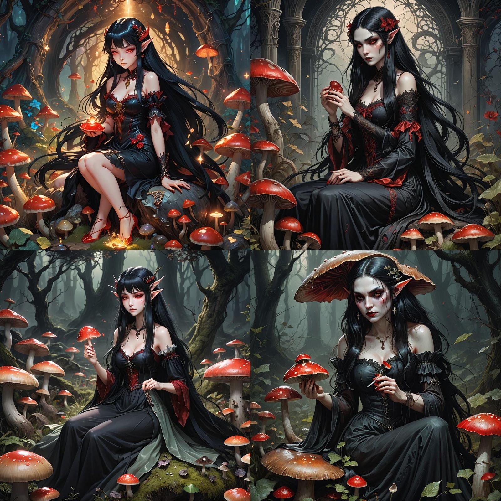 Vampire Elf Relaxing: 3D Anime Art