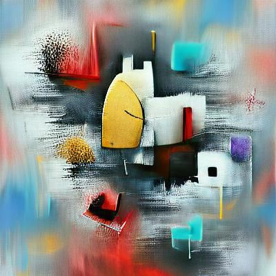 Abstract minimalist modern shapes 8k resolution detailed pai...