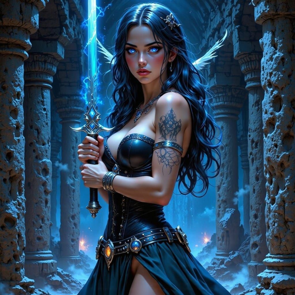 Majestic Medieval Goddess Unveiled in Ancient Temple