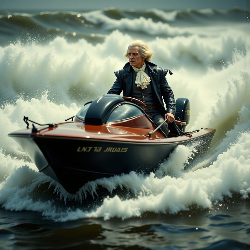 George Washington Navigates Turbulent Waters in a High-Speed...