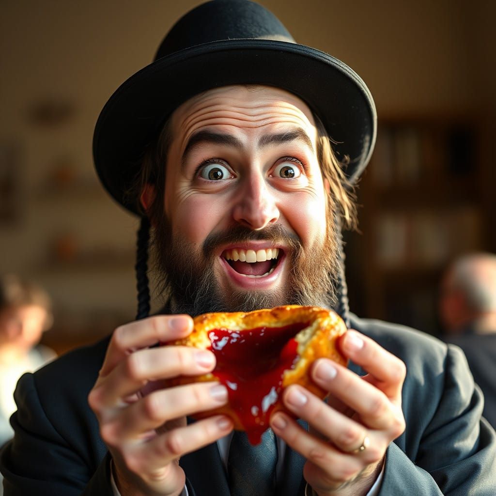 Orthodox Jew Marvels at a Decadent Donut