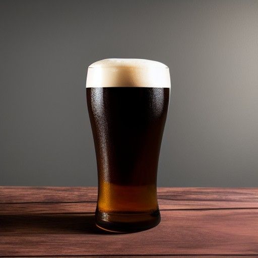 A Full Glass of Dark Beer