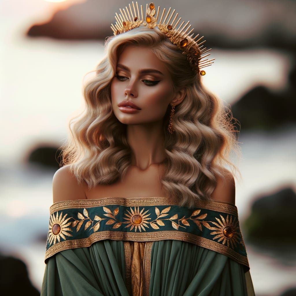 Electryone: Greek Goddess of the Sun on Rhodes