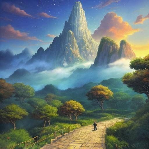 Gorilla in Studio Ghibli Anime Style