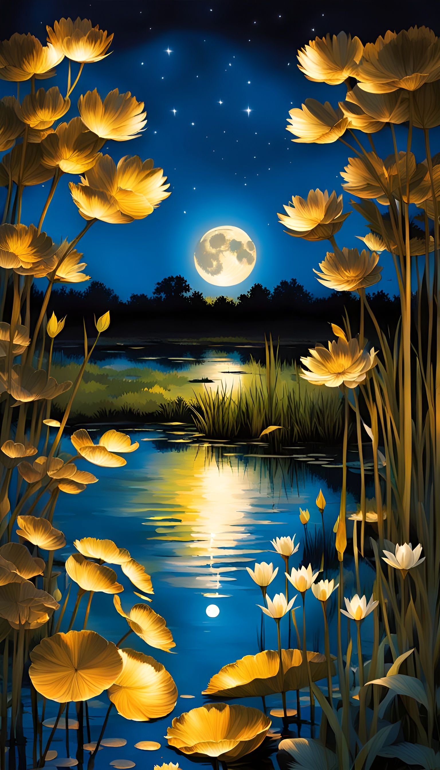 Moonlight Pond