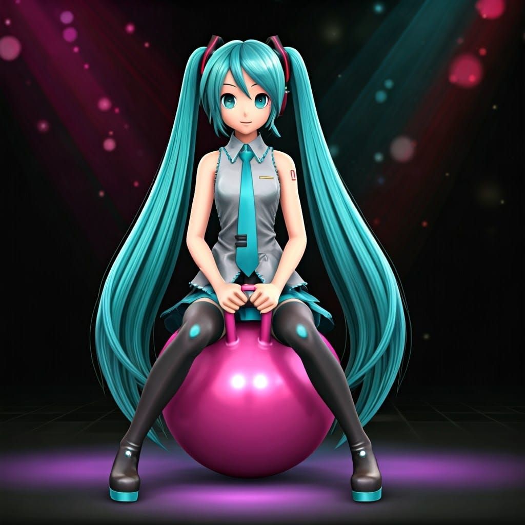 Hatsune Miku in Disco Ball Hopper Joy