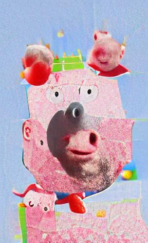 AI Generated Image of Peppa Pig