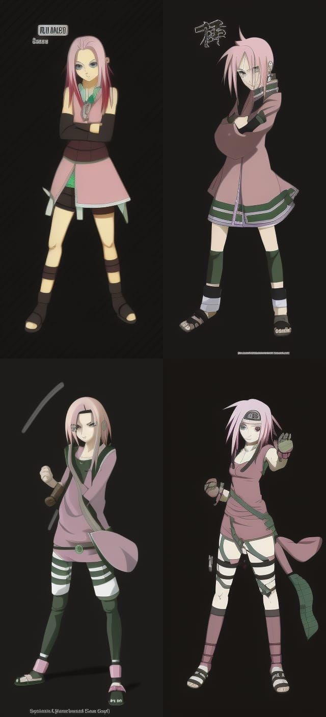 Sakura Haruno: Pink-Haired Ninja with Green Eyes
