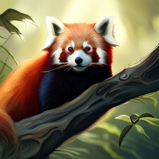 red panda