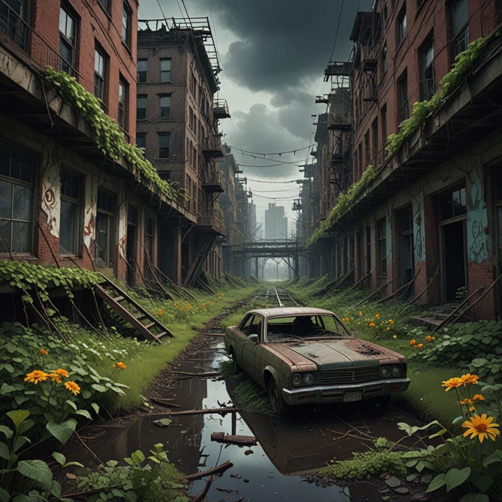 Abandoned Playground Reborn in Nature's Embrace