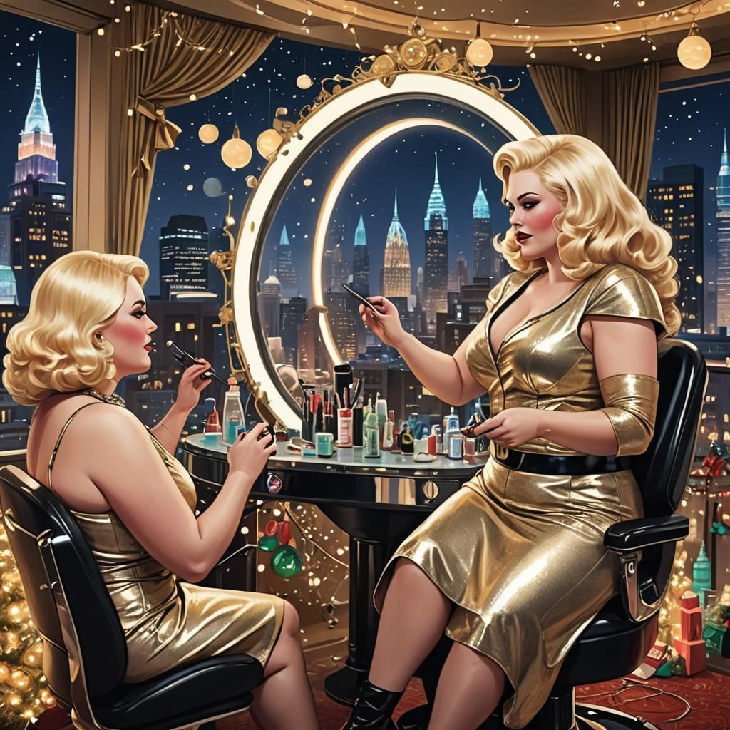 Martian Hair Salon: Android Stylist and Art Deco City