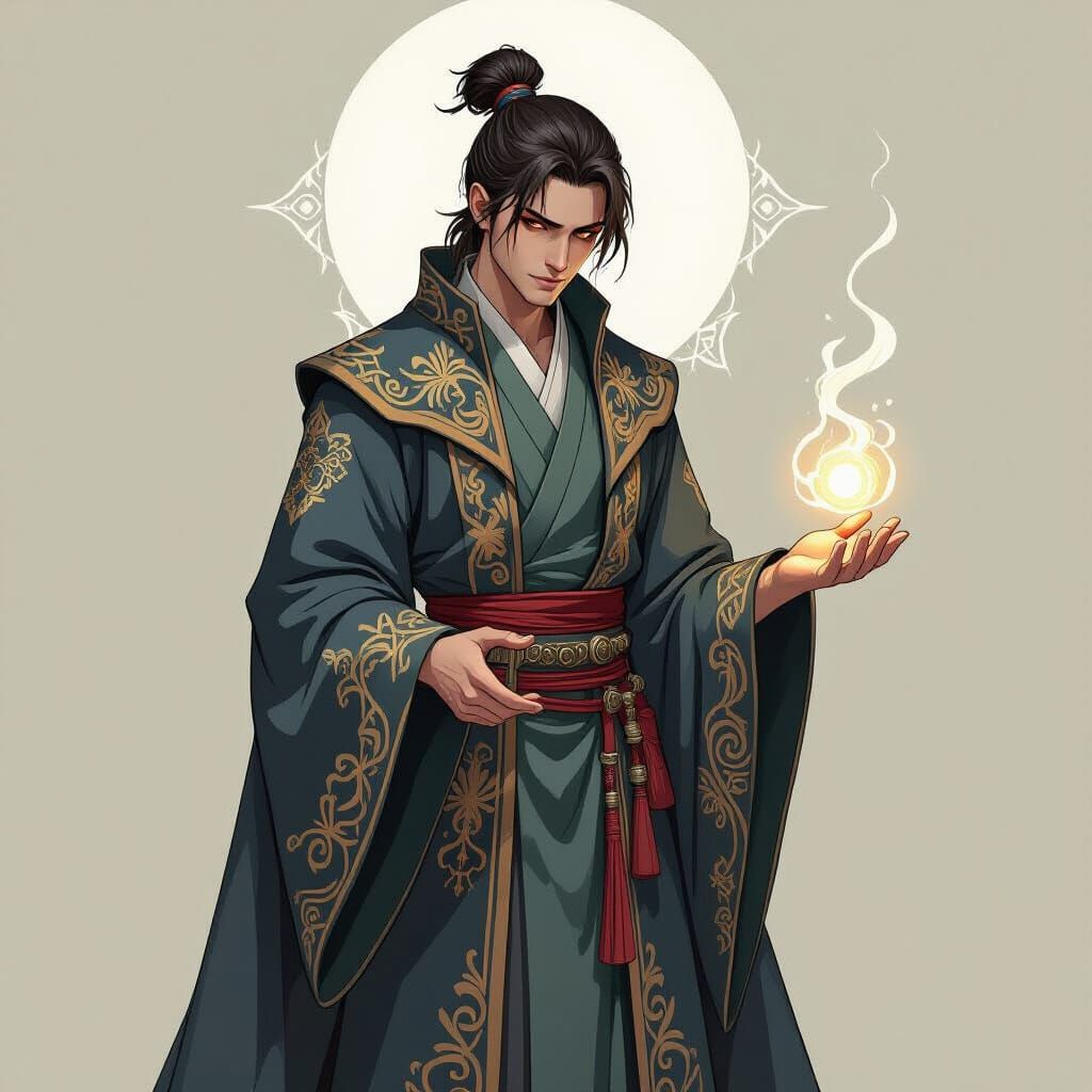 Serene Court Mage Teaching Arcane Arts