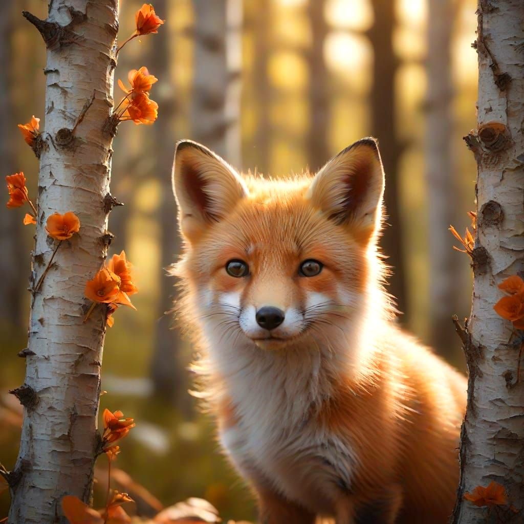 Photorealistic Fox
