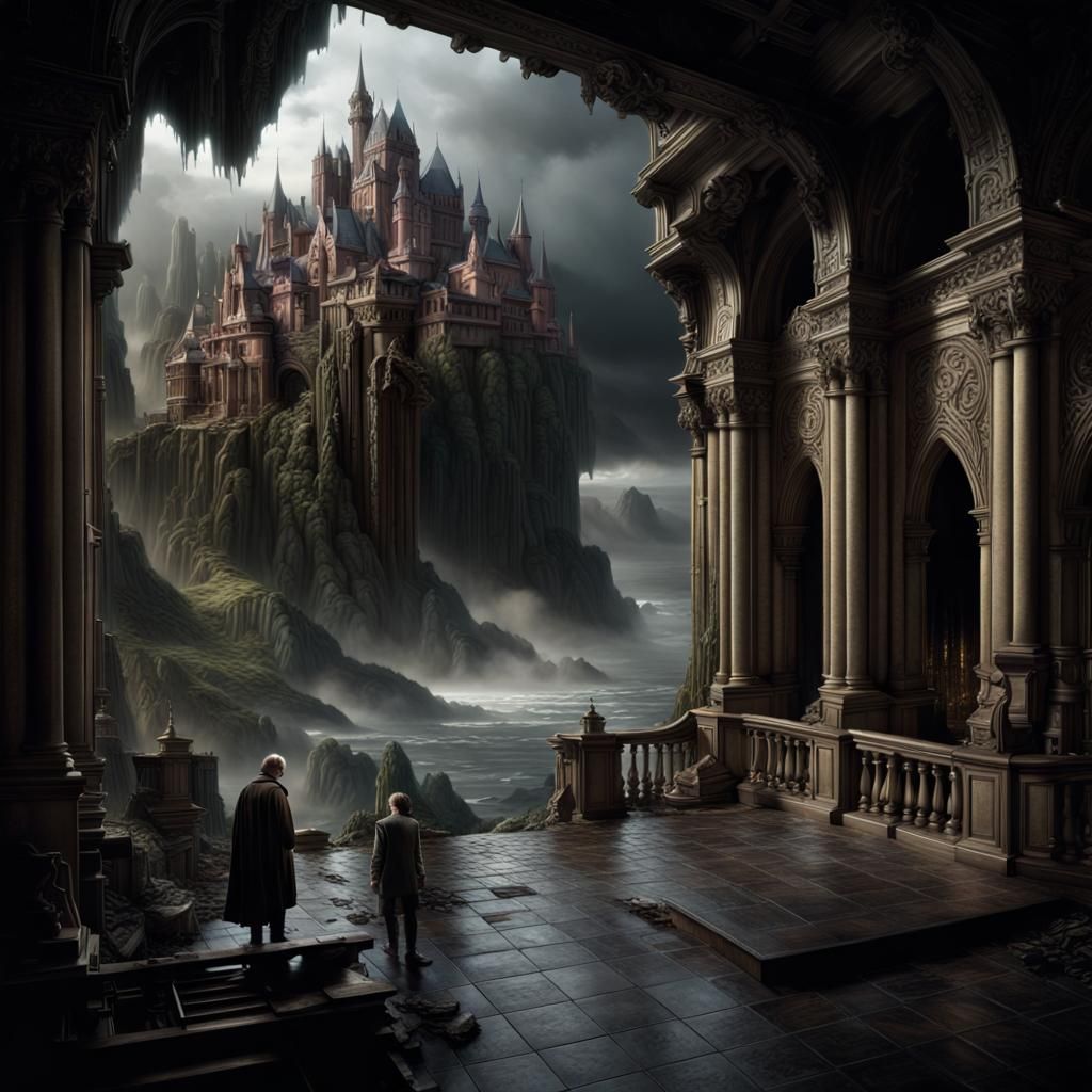 Emotional Digital Painting in Maximalist Style