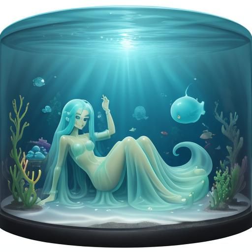 Slime Girl in Underwater Slime House