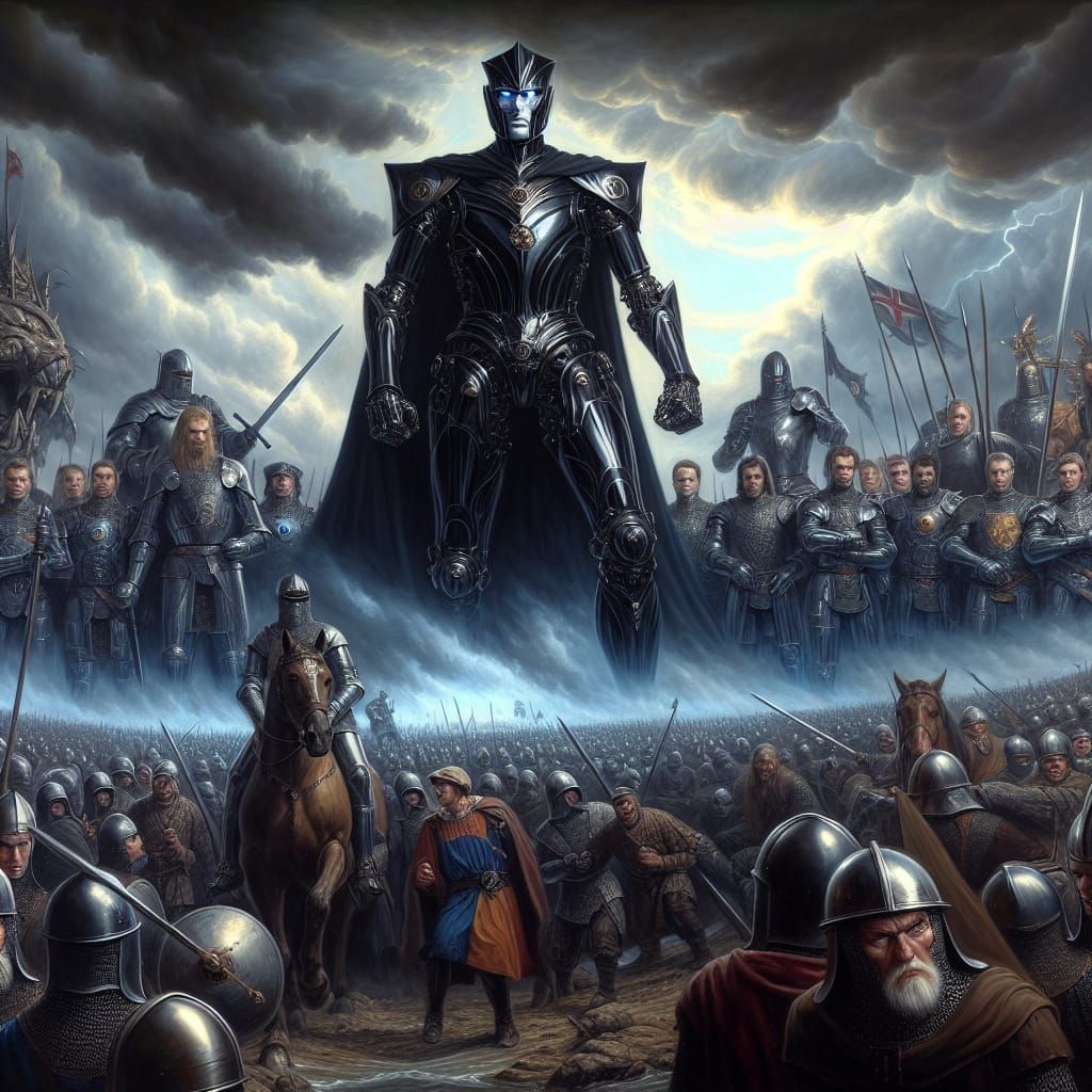 1066 Battle of Hastings, The Normans find themselves facing a formidable force from the future