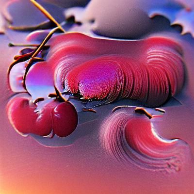 Cherry Sunset Clouds Digital Art