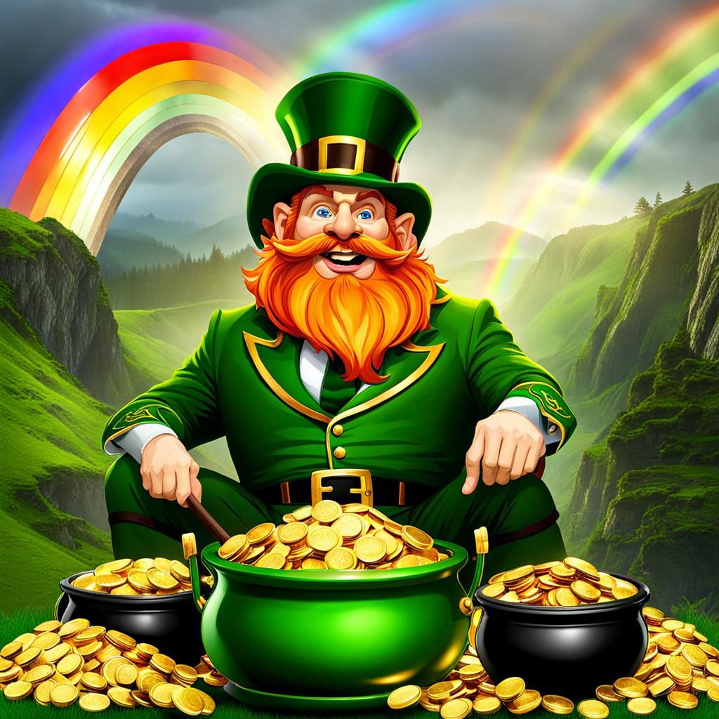 Leprechaun's Pot of Gold at Rainbow's End