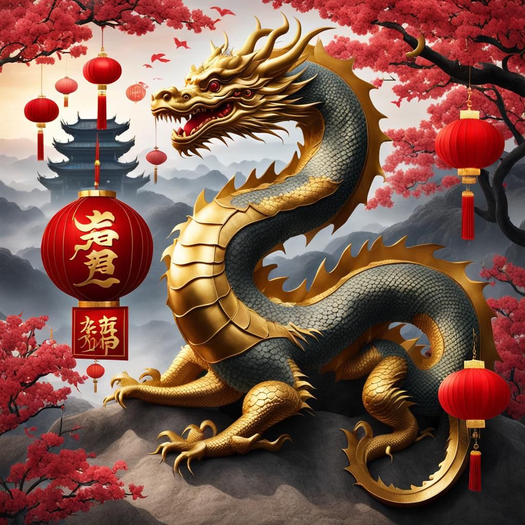 Chinese New Year 2024 Dragon Zodiac Celebration