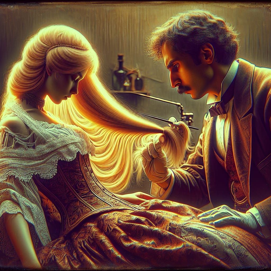 Victorian Scientist Examines Demon Girl in Hyperrealistic HD...